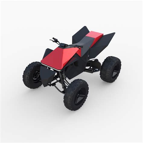 Tesla Cyberquad Atv Quads 3D - TurboSquid 1599130