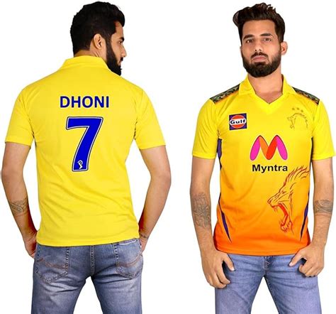 Buy 7eleven CHENNAI Super Kings IPL Cricket Jersey 2021 with DHONI 7 ...