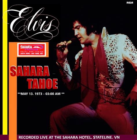 Sahara Tahoe May 13 1973 3 00 AM CD Elvis New DVD And CDs Elvis