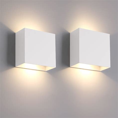 Hydong Lampade Da Parete Moderne W Led Applique Da Parete In Alluminio