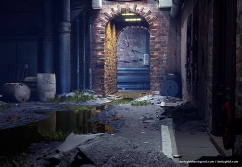 Deniz Giritli Abandoned Alley Unreal Engine