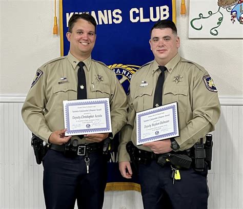 Sbso Deputies Receive Kiwanis Lifesaver Awards Two St Bernard Sheriff