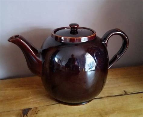 Vintage Large Brown Sadler Teapot Large Farmhouse Style Etsy