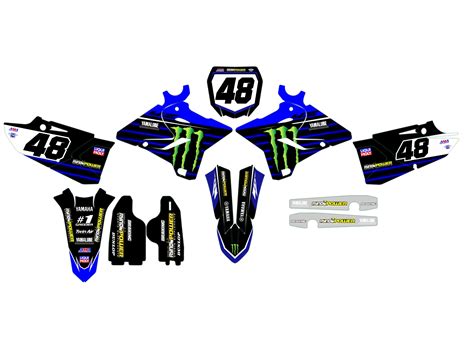 Kit déco Yamaha 250 YZ 2015 2021 Monster 2 Boutique Kit Déco Moto