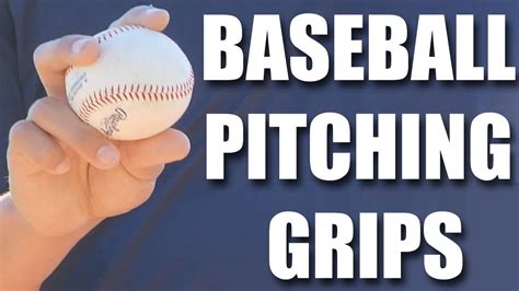 Baseball Pitching Grips With Rj Alaniz Youtube