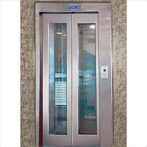 Polished Stainless Steel Automatic Passenger Elevator Capacity 500kg