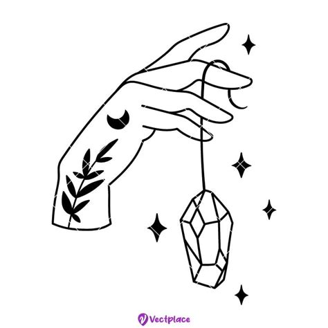 Celestial Hand Svg Cut File Cricut Png Vector Vectplace