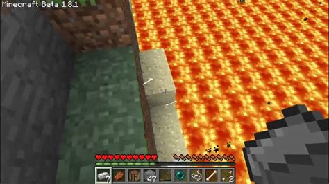 Minecraft Survival Lava Island Deel 1 YouTube