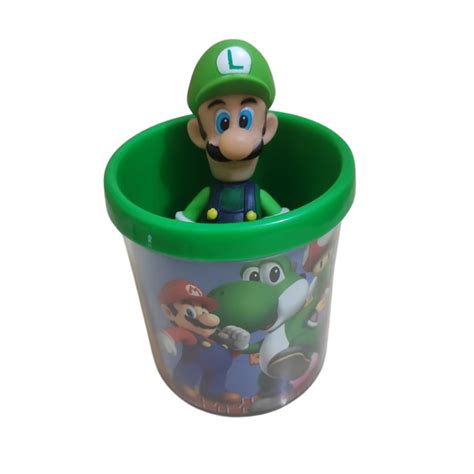 Boneco Luigi Super Mario Bros Caneca Personalizada Shopee Brasil