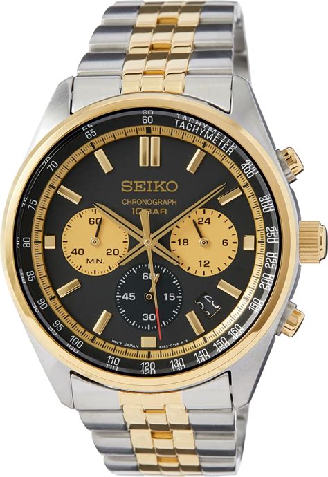 Seiko Herren Analog Automatik Uhr Mit Edelstahl Armband Srpg K