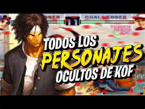 TUTORIAL Desbloquear TODOS Los Personajes OCULTOS De KOF 94 2003