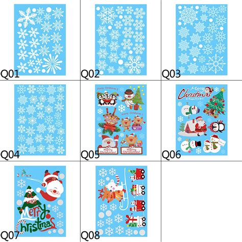 Vellen Sneeuwvlok Raamstickers Kerst Decoratie M Grandado