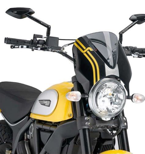 PUIG DUCATI SCRAMBLER WINDSHIELD NAKED NEW GENERATION GOLDI MOTORSPORT