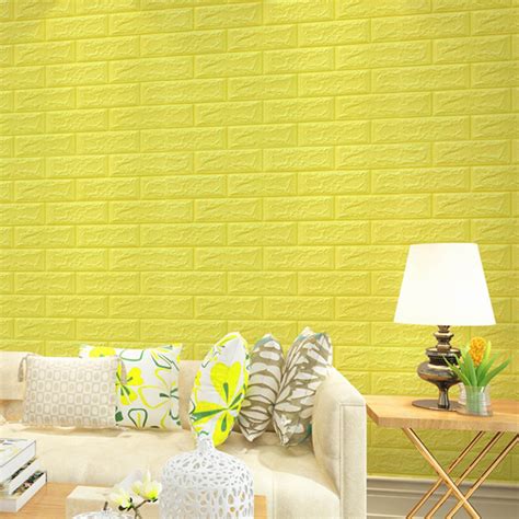 Self-Adhesive 3D Brick Foam Wall Panels - PE Stone Texture Wallpaper