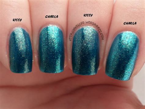 Sinful Colors Kissy Vs Zoya Charla Sinful Colors Fancy Nails Zoya