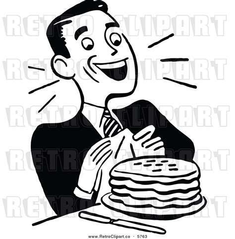 Breakfast Clipart Black And White | Free download on ClipArtMag