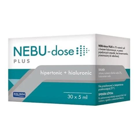 Nebu Dose Plus 3 roztwór do nebulizacji z kwasem hialuronowym 5 ml x