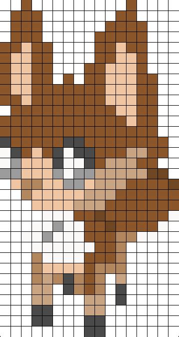 Vari (Loomian Legacy) Perler Bead Pattern | Bead Sprites | Characters Fuse Bead Patterns