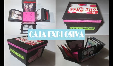 Como Hacer Un Regalo Caja Explosiva Lbum De Fotos My Crafts And