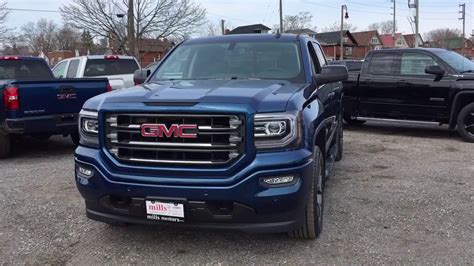 Gmc Sierra Wd Crew Cab All Terrain Edition Dvd Player Blue