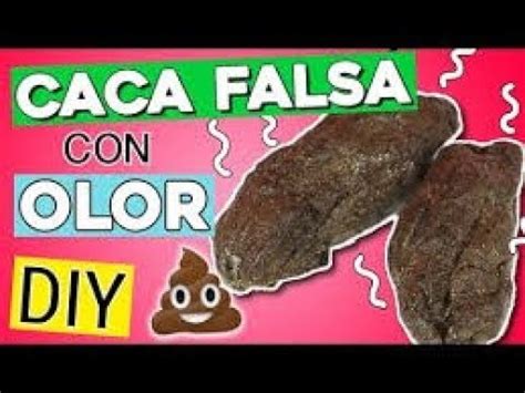 Como HACER CACA Falsa YouTube