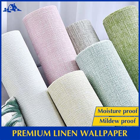 D Linen Wall Sticker Pe Foam Waterproof Anti Collision Self Adhesive