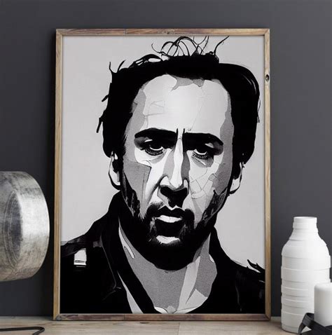 Poster Nicolas Cage Vintage Artwork Digital Download - Etsy