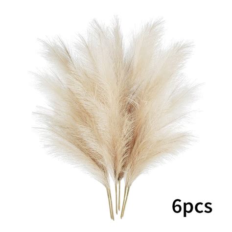 Jlong Simulation Reed Pampas Grass Faux Pampas Grass Artificial Dried