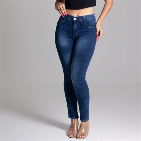 Cal A Jeans Feminina Skinny Sawary Premium Lycra Elastano Original