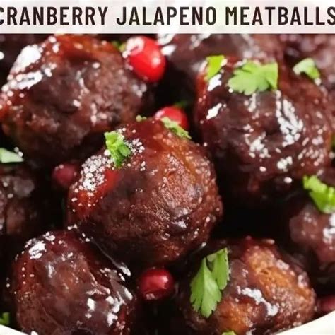 Amylu Cranberry Jalapeno Meatballs Recipe Oppskrift