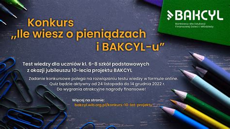 Zapraszamy uczniów klas 6 8 szkół podstawowych do udziału w konkursie