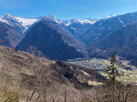 Tiefblick Nach Roveredo Fotos Hikr Org