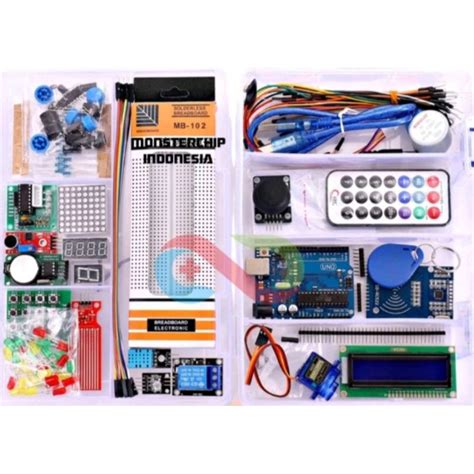 Jual Arduino Uno Starter Kit Paket Lengkap Shopee Indonesia