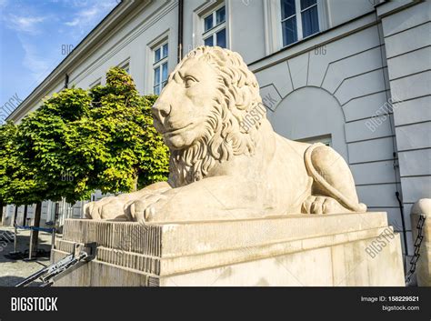 Statue Stone Lion Image And Photo Free Trial Bigstock