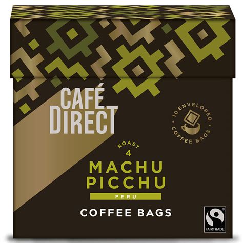 Caf Direct Fairtrade Machu Picchu Coffee Bags X G Caf Direct