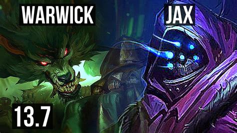 WARWICK Vs JAX TOP 10 0 2 8 Solo Kills Rank 6 Warwick Legendary