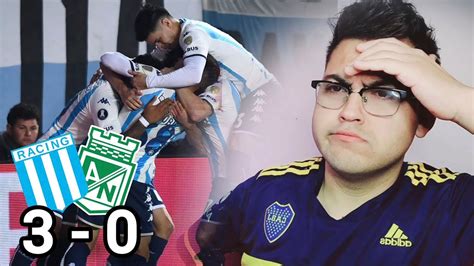 RACING 3 VS 0 ATLÉTICO NACIONAL REACCIÓN DE UN HINCHA DE BOCA COPA