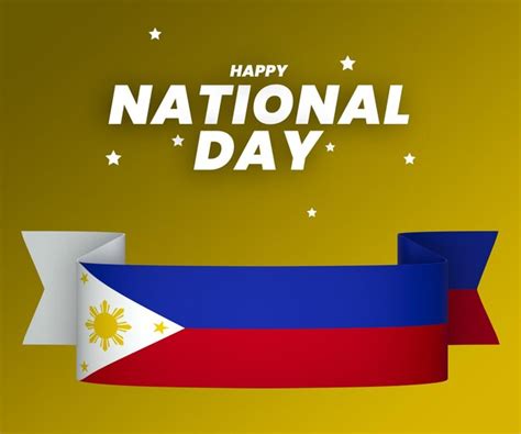 Premium Psd Philippines Flag Element Design National Independence Day