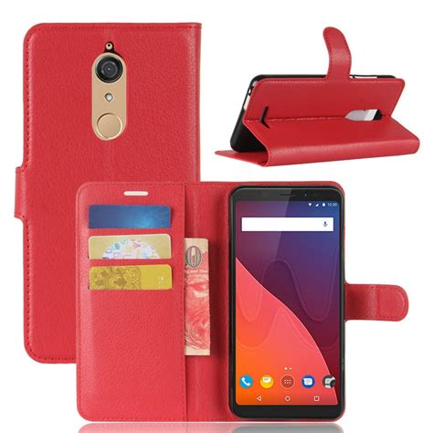 Funda Wierss De Lujo Con Tapa De Cuero Para Wiko View Para Wiko