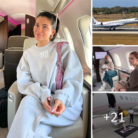 Kylie Jenner S Lavish Million Pink Private Jet Takes Flight