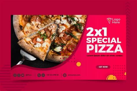 Banner Para Restaurante De Pizza Vetor Grátis