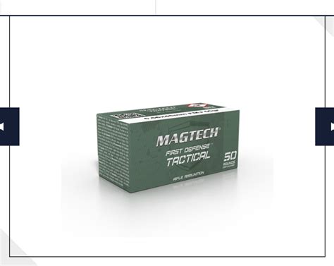 Magtech 5 56x45mm NATO Ammunition MT556A Ball M193 55 Grain Full Metal