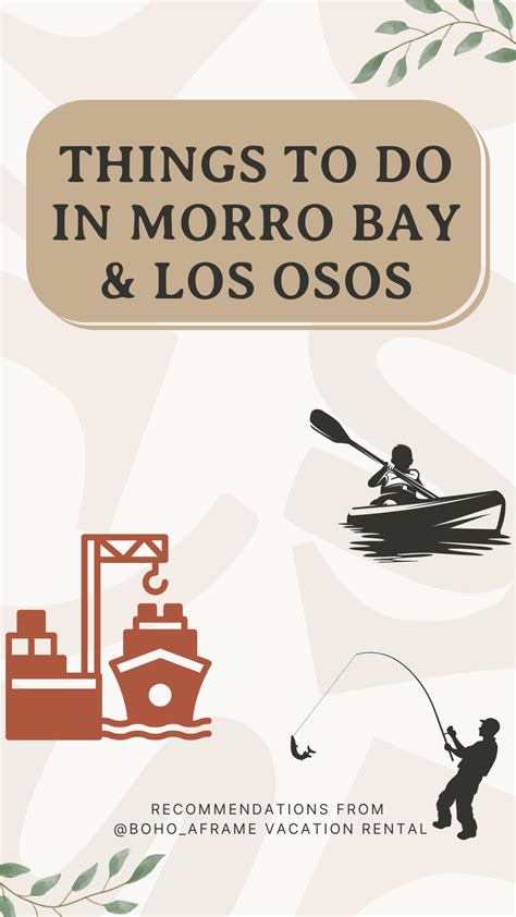 Things To Do In Morro Bay Los Osos Boho Aframe