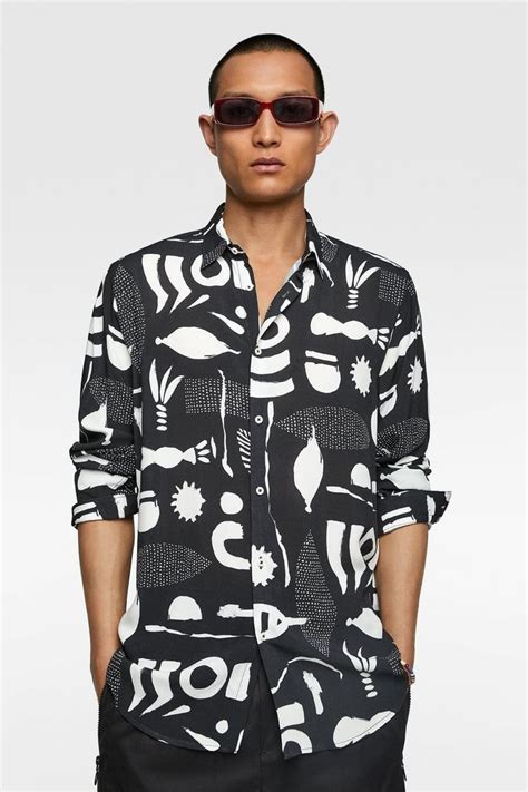 ABSTRACT PRINT SHIRT View All SHIRTS MAN ZARA United States