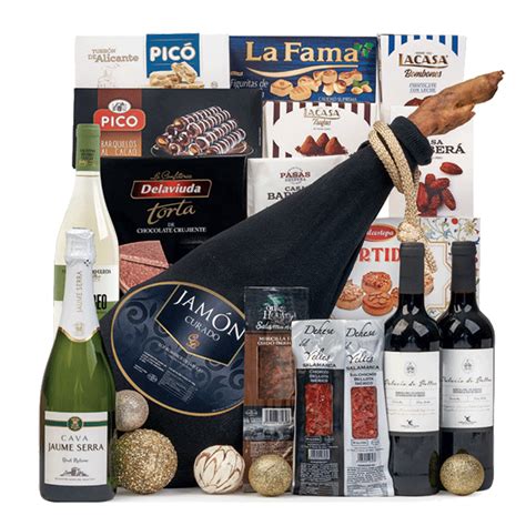 Lote Jamonero Cesta De Navidad Gourmet Número 21 5Sentidos 2023