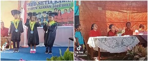 Momen Bocah Tk Beri Sambutan Saat Acara Ini Penuh Haru Isi Pidatonya