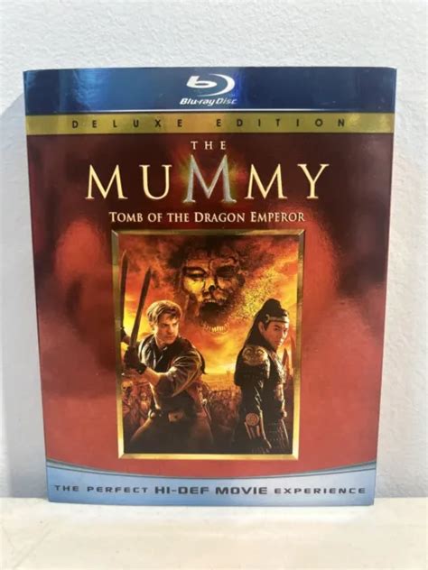 BLU RAY THE MUMMY Tomb of the Dragon Emperor 2 disques de luxe étui