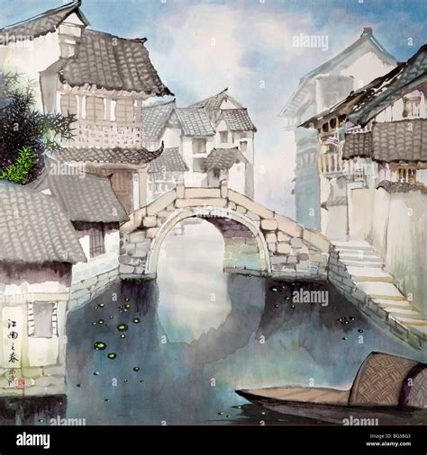 Chinese traditional painting Stock Photo - Alamy