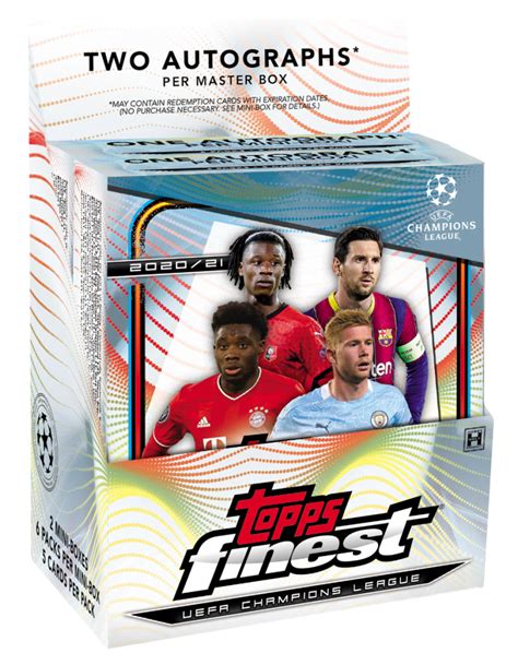 2020 21 Topps UEFA Champions League Finest Soccer Checklist