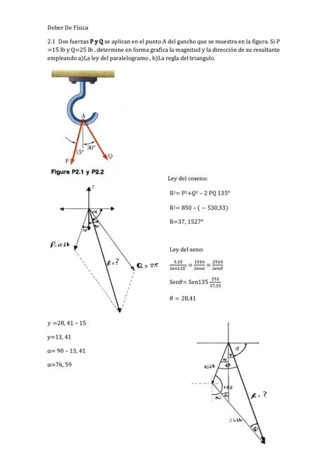 26 La Fuerza De 200 N Se Descompone En Componentes A Lo Largo Compress